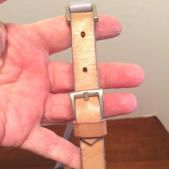 Claudia Firenze Made in Tuscany Pale Blue Leather Purse - Picture 7 of 9